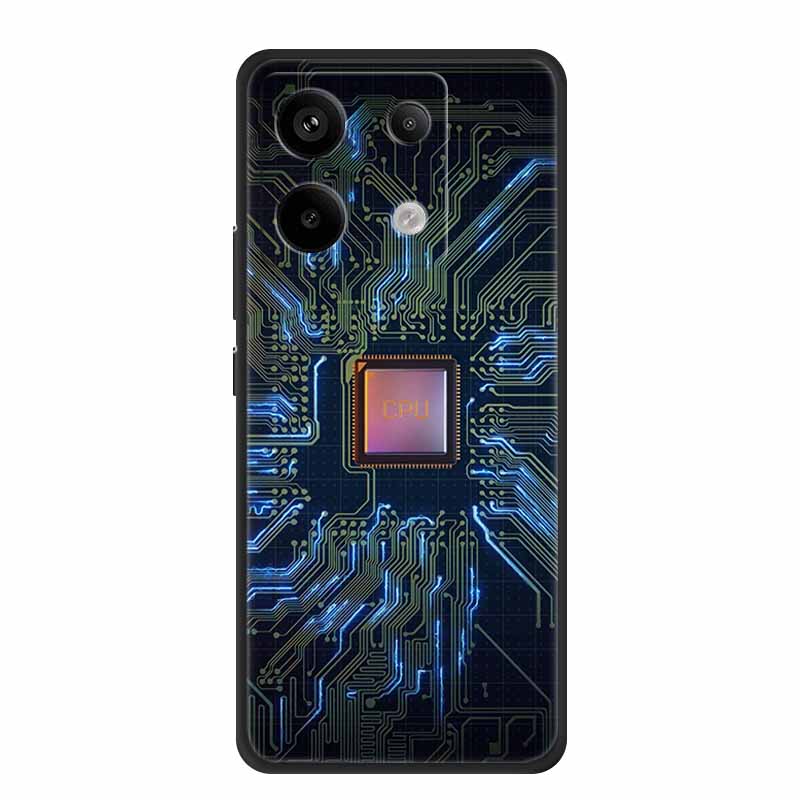 Do etui Xiaomi Redmi Note 13 Pro 5G Luksusowe Miękkie Silikonowe TPU Tylna Osłona Etui na Telefon Redmi Note13 Pro Plus 5G Odporne na Wstrząsy Fundas