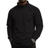 Men's Jacket Half Zip Pullover with Stand Collar for Outdoor Winter Warm