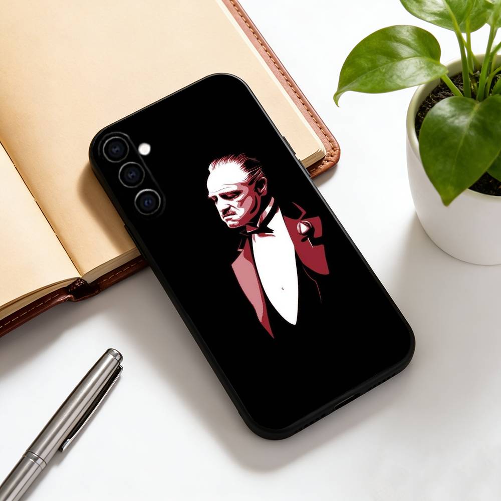 

Don Vito Corleone Phone Case For Samsung Galaxy A73,A72,A71,A70,A53,A52,A51,Soft Silicone Black Cover Samsung a40