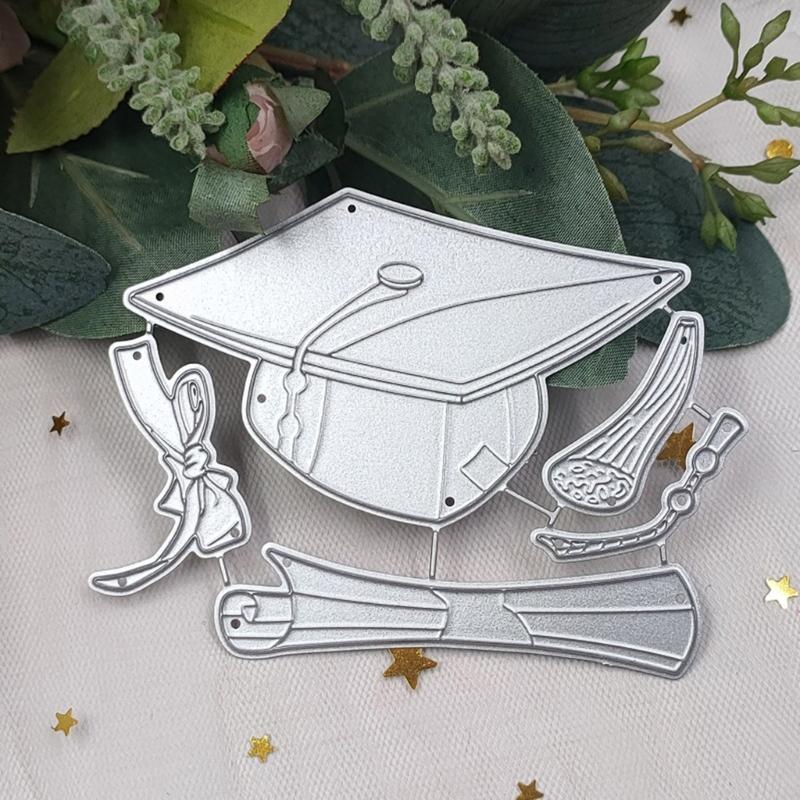 Bachelor Hat Die Cut for DIY Scrapbooking Decoration Graduation Cutting Dies