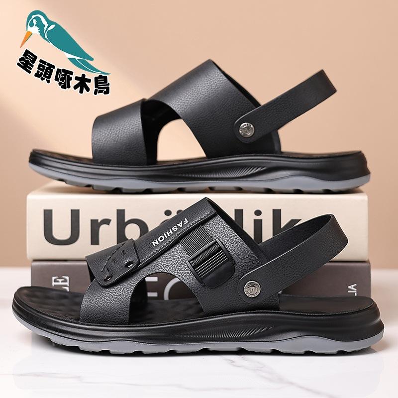 Sandals men's summer wear 2025 new non-slip, wear-resistant and deodorant dual-purpose driving casual sandals
