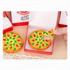 7Pcs/Box Creative Box Pizza Shape Eraser Set Creative Cute Rubber Erasers Gift Kids Kawaii School Office Stationery