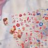Tomoni Präge-Nagelkunst-Sticker: Festliche chinesische Reichtums- und Wohlstandsschmuckstücke