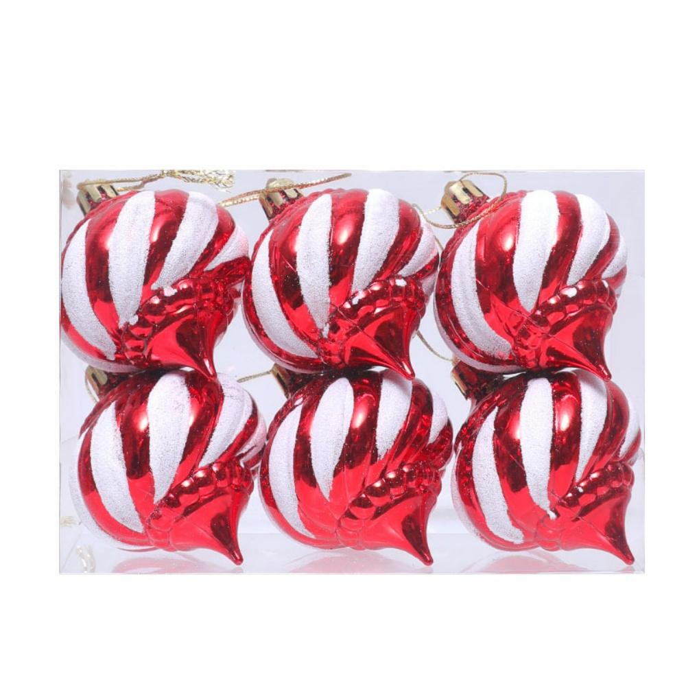 Lollipop Ornament Easy To Hang Christmas Ball Ornaments Holiday Hanging Decor Unique Candy Cane Pendant For New Year Celebration