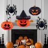 1pcs Halloween Party Decoration Honeycomb Ball Hanging 3D Spider Pumpkin Paper Lantern Crafts for Home Indoor Outdoor Decor
