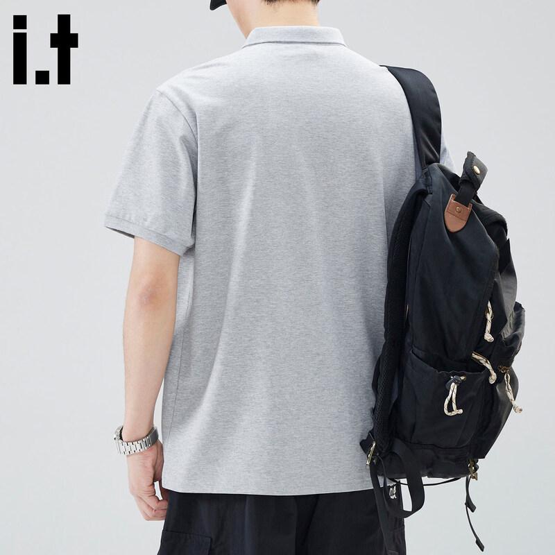 Men's Casual Solid Polo Shirt