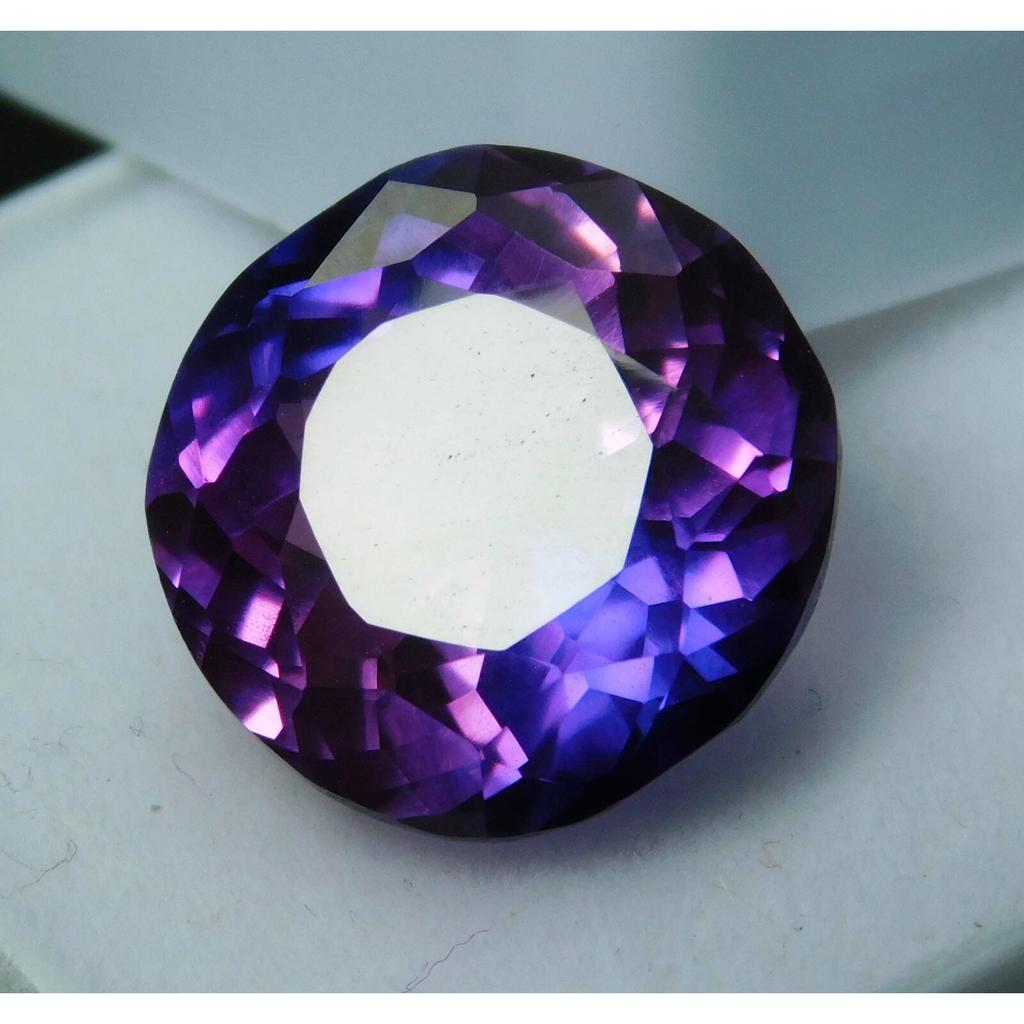 Natural Purple Tanzanite Loose Gemstone Flawless 8.00 Ct Round Cut for Jewelry Making and Crafts