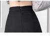 Korean Style Wool Midi Skirt - High Waist, Slimming A-Line Bodycon for Women