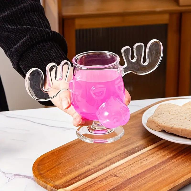 Weihnachtsferien Filmbecher Glas Wellenförmiger Doppelwandiger Glasbecher Keramik Kaffeetassen Tassen Keramik Kaffeetassen Einzeln