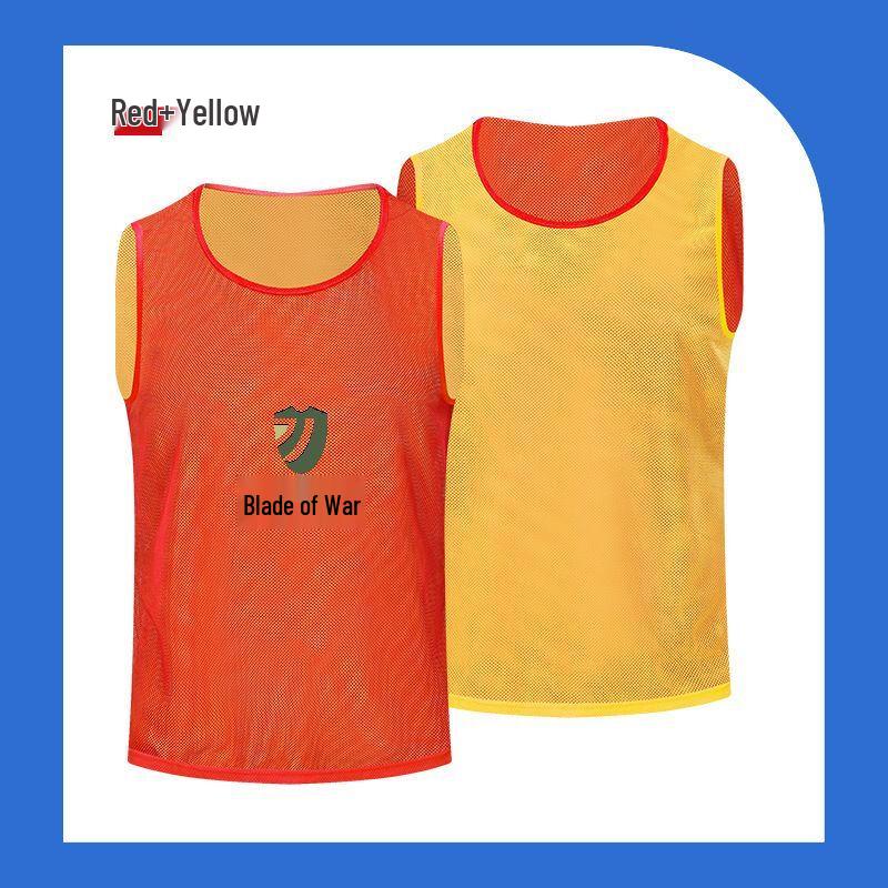 Gilet da allenamento da calcio in rete reversibile