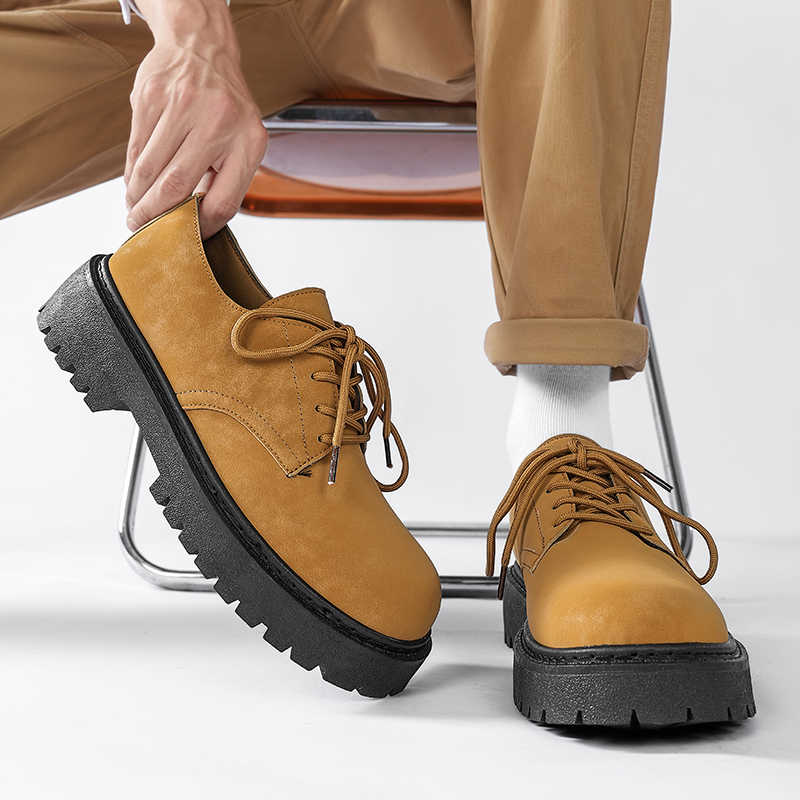 Fashion Tied Thick Sole Men's Summer High Boots White Boot Shoes Hi Tops Sneakers Men Sports Novelties To Play Snackers Casuall