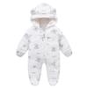Unisex Baby Flannel Jumpsuit - Warm, Thickened Autumn/Winter Crawling Outfit for Newborns & Toddlers