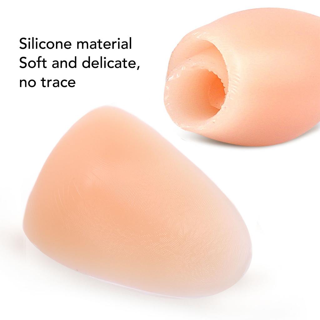 1 Pair Silicone Knee Pads For Skating Skiing Thicken Flexible Comfortable Cushioning Silicone Knee Protector