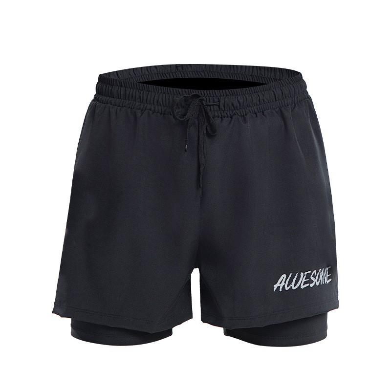 

Men s Swimming Trunks New Sports Beach Swimsuit Double-layer Quick-drying Loose Hot Spring Equipment 4XL 150-170