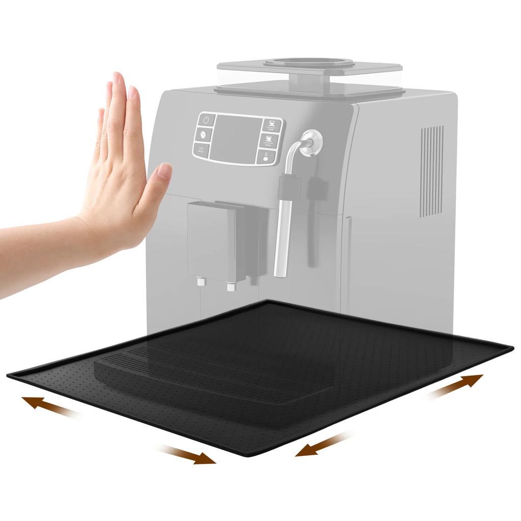 Coffee Machine Absorbent Mat Silicone Soft Bar Kitchen Draining Mats Cups Dishes Mat Anti-scald Non-slip Waterproof Coasters
