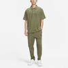Nike Embroidered Logo Print Short Sleeve Polo Shirt Men Tops Olive-Green FN0465-222