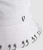 VIBRATE Blackline Ring Piercing Bucket Hat (White)