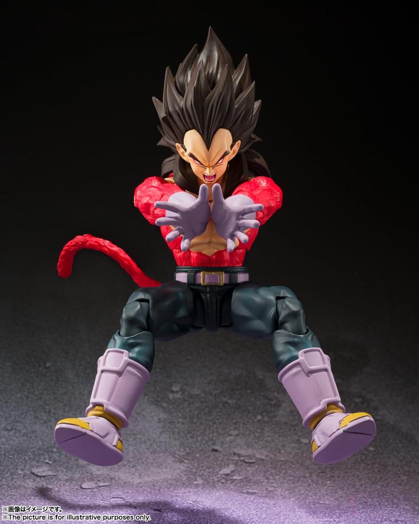 TAMASHII NATIONS Dragon Ball GT Super Saiyan 4 Vegeta approximately 130mm painted movable figure BAS63911 S.H.Figuarts ABS&PVC