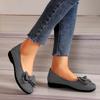 Flat Heel Shoes For Women Comfortable Bow Tie FootWear Lightweight Driving Shoes
