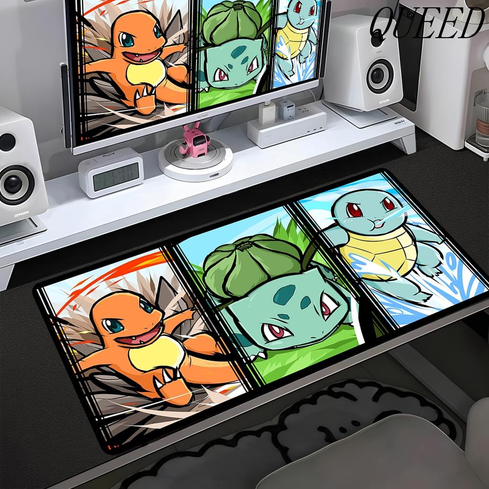 Mouse Pad Gamer Antislip Anime Deskmat Gaming PC Accessories Tablet Pad Large PPokemons Kawaii Mousepad Extended Keyboard Mat