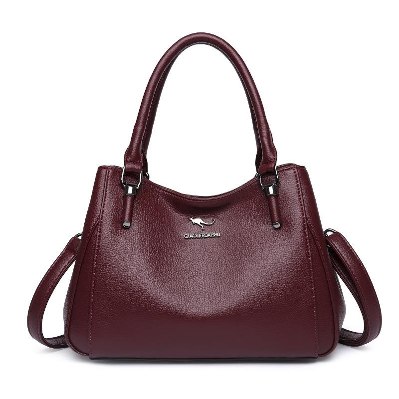 Aovtero Women's Vegan Leather Crossbody Bag - Adjustable Strap, Multiple Pockets, 12.2x10.6x3.5 Inches - View #5