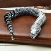 New Chinese Seiko Python Domineering Bracelet Creative Personality Texture Men's Retro Thick Bracelet Tide 2026