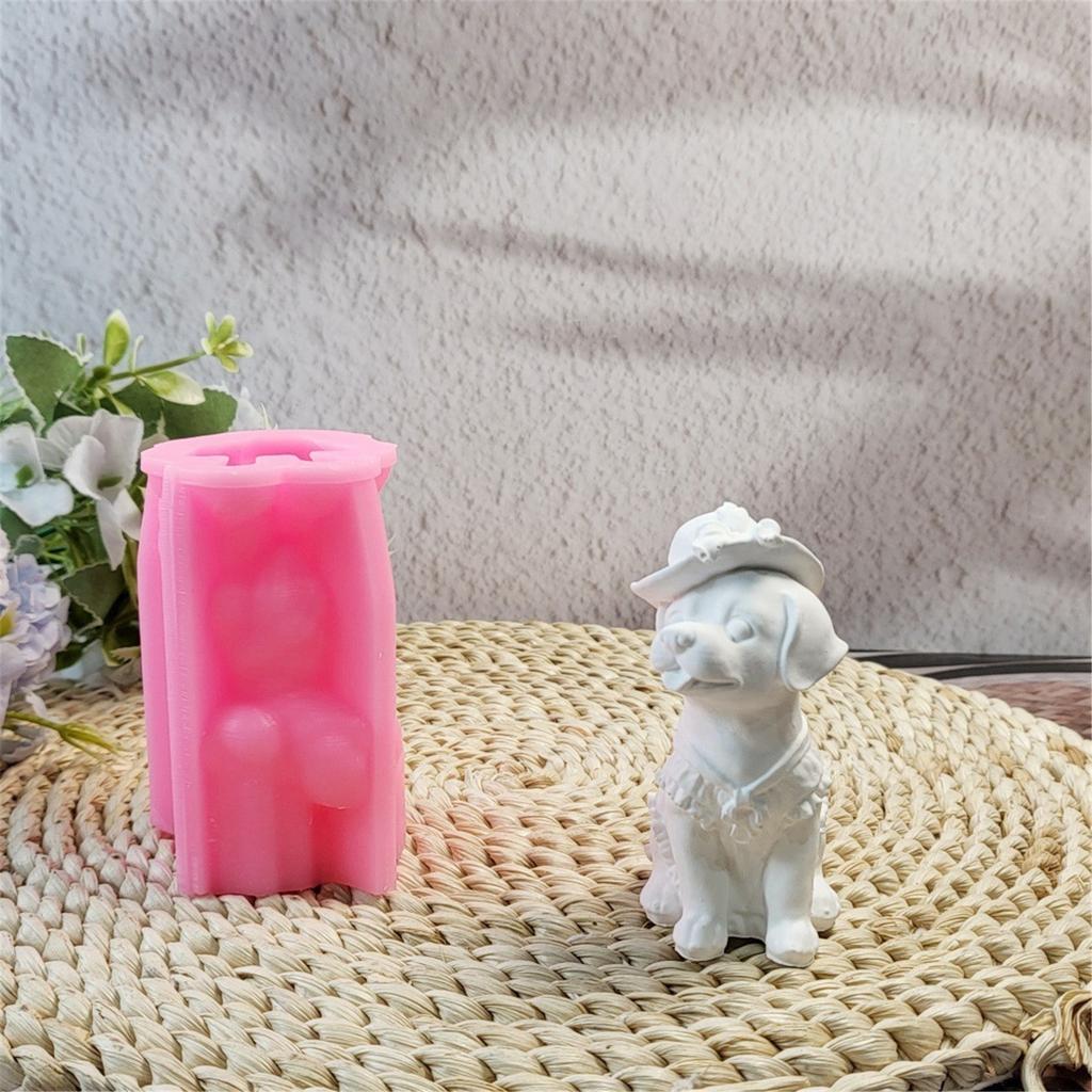 3D Dog Molds Casting Molds Plasters Molds Animal Silicone Mould Ornament Molds Epoxy Resin Molds Castings Molds