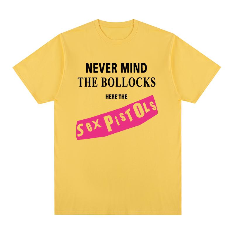 Sex Pistols Vintage T-shirt Never Mind The Bollocks Cotton Men T shirt New TEE TSHIRT Womens tops Unisex