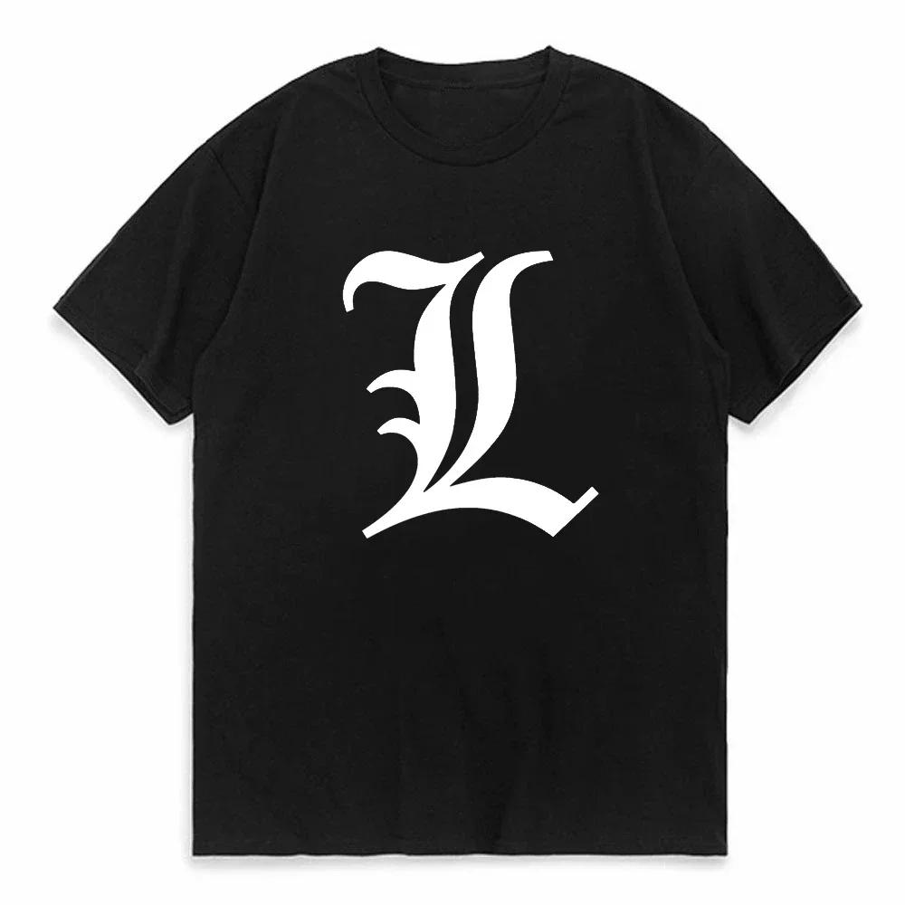 Men Kawaii Cartoon Summer Tops Misa Amane Graphic Tees Japanese Anime T-shirt Death Note T Shirt Harajuku Unisex Pop Y2k Tshirt