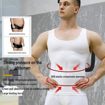 Men's Upgraded Breathable Chest and Abdomen Shaping Sports Vest