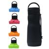 750ML Collapsible Water Bottle, Reuseable BPA Free Silicone Foldable Bottles Portable Hiking Cup For Outdoor Mountaineering Tour