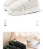 Women's and Men's Winter Non-Slip Thick Sole Cotton Slippers – Waterproof, Warm, Heel-Covering Indoor Shoes