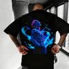 Ghost Slayer Anime Komatsu Printed Tshirt Summer New Product Mens and Womens Casual Tshirt