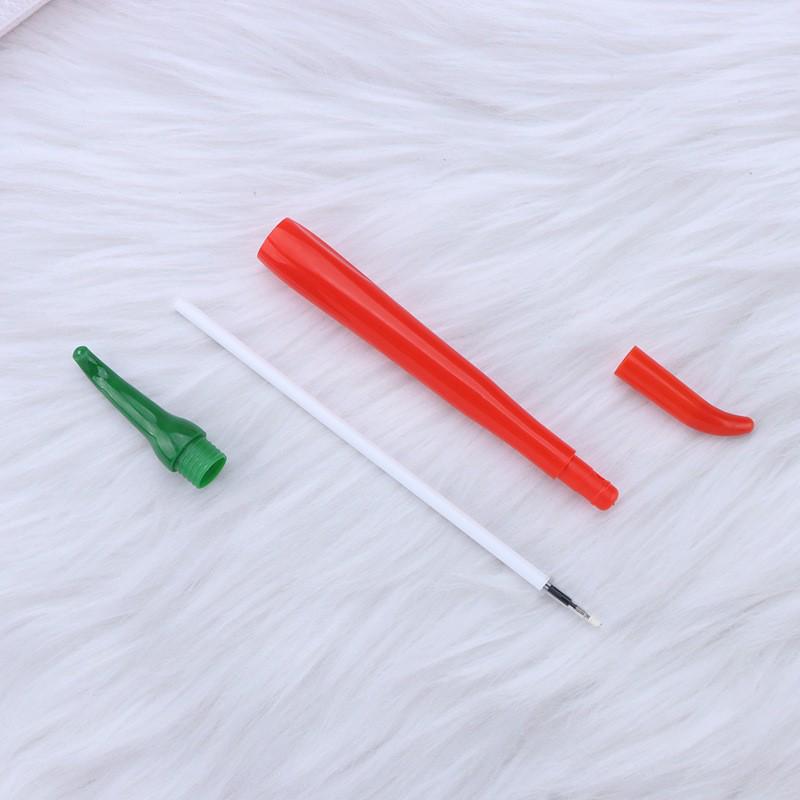 Creative Chili Pepper Pen Set - Red, Green, Yellow Vegetables for Office and Signature Use