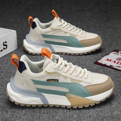 Fashion Men's Sneakers Luxury Brand Casual Shoe New Mesh Breathable Sport Running Shoes for Men Lace Up Platform Trainer Tenis Masculino