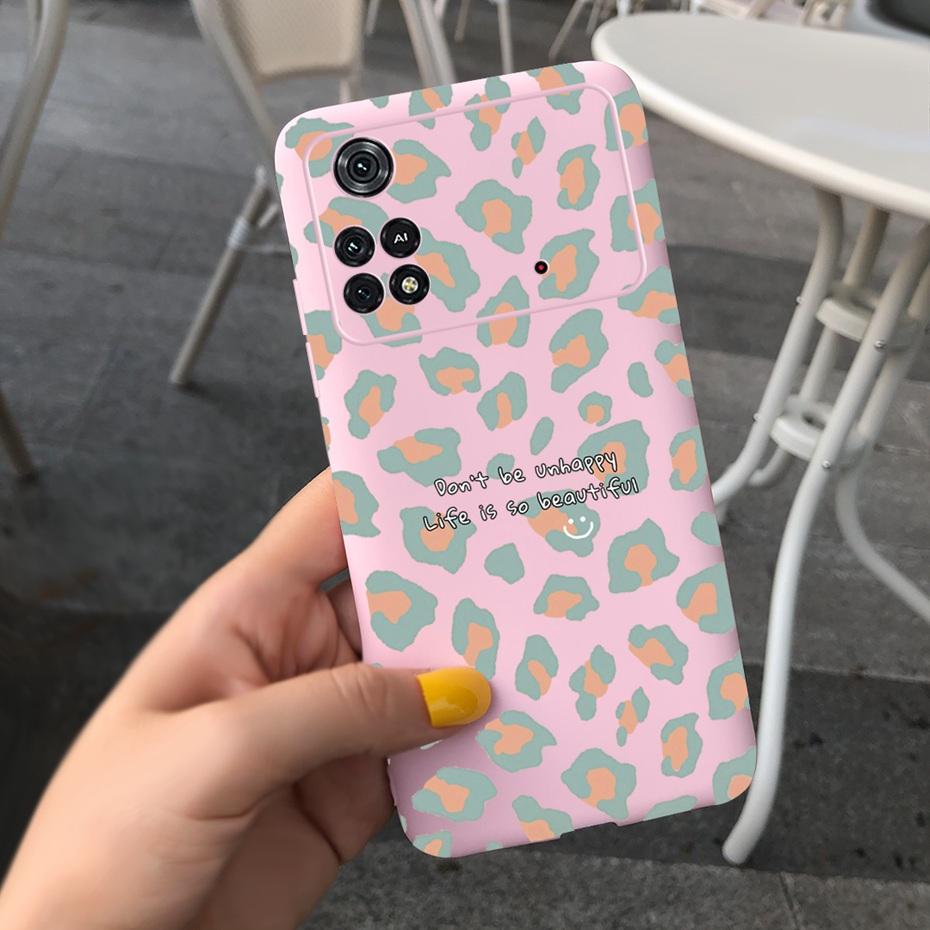 For Xiaomi Poco M4 Pro Case Lovely Pattern Candy Color Phone Case For Poco M 4 M4 Pro 5G 4G PocoM4 Soft Silicone TPU Back Cover