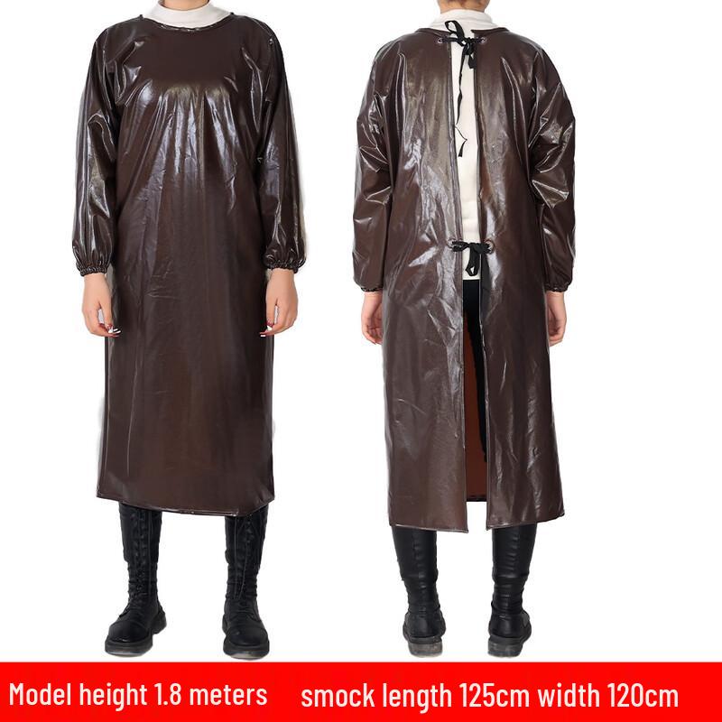 Waterproof Long-Sleeve Work Apron