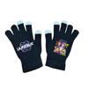 Kids Boys Girls Kpop Hunters Derpy Rumi Zoey Mira Printed Velvet Autumn Winter Warm Knitted Gloves