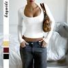 Long-sleeved Slim Vest T-shirt Women's Autumn and Winter 2025