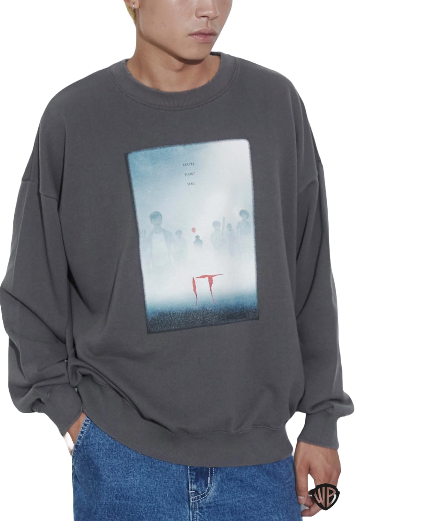 

WEGO IT Pullover Loose Big Korean Size Sumikuro Men s Custom-Made Sweatshirt, Unisex, Fit, Size, Streetwear, Style, Gift, Fall/Winter,