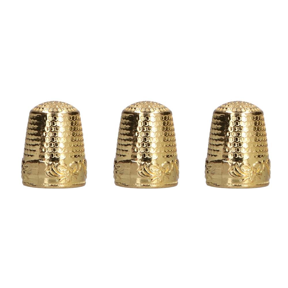 10pcs Metal Finger Protector Thimbles Hand Sewing Thimbles  Quilting Craft Supplies