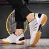 Badminton Shoes for Men and Women, Ultra-Light Breathable Non-Slip Shock-Absorbing Student Shoes, Professional Volleyball Training Shoes