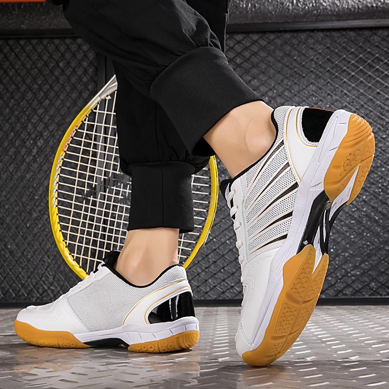 Badminton Shoes for Men and Women, Ultra-Light Breathable Non-Slip Shock-Absorbing Student Shoes, Professional Volleyball Training Shoes