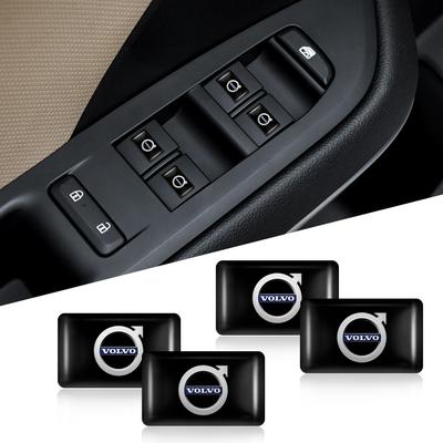 10/20/50 Piezas Accesorios para Coche Cuerpo Impermeable Resina Epoxi Emblema Pegatina para Rdesign XC90 S60 XC60 V70 S80 S40 V50 V40 V60