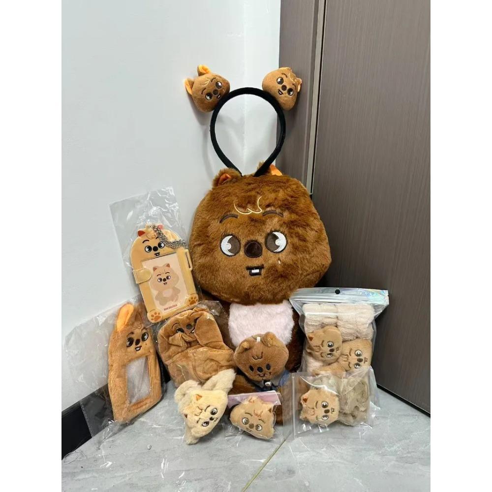 50cm Kpop Skzoo Plush Toy Wolfchan Kawaii Cartoon Stuffed Animal Plushie Doll Large Size Kids Babies Sleeping Pillow Gift 2025