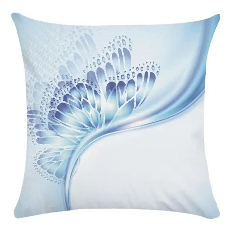 Colorful Water Butterfly Cushion Cover Pillow Decorative Dining Chair