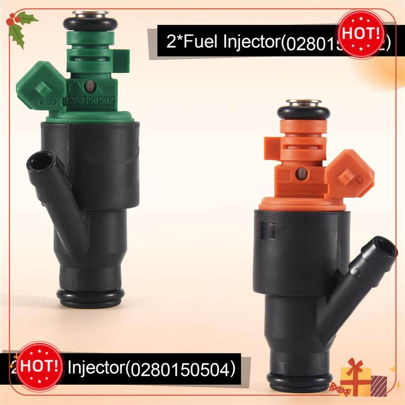 

Durable-4Pcs/Lot Fuel Injector Nozzle 0280150504 0280150502 For 95-02 Kia Sportage 2.0L чорний