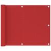 VidaXL Balcony Screen Red 75x600 Cm HDPE