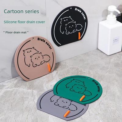Sewer Anti-Odor Drain Silicone Mat Sealing Silicone Cover Closure Cover Bathroom Toilet Gadget