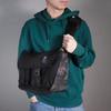 New Adidas Recycled Polyester Messenger Bag, Crossbody Bag Regular Unisex Black H31346